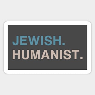 Jewish. Humanist. - SHJ Logo on Back Magnet